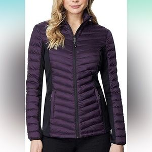 32 Degrees Heat Womens Mixed Media Jacket Medium